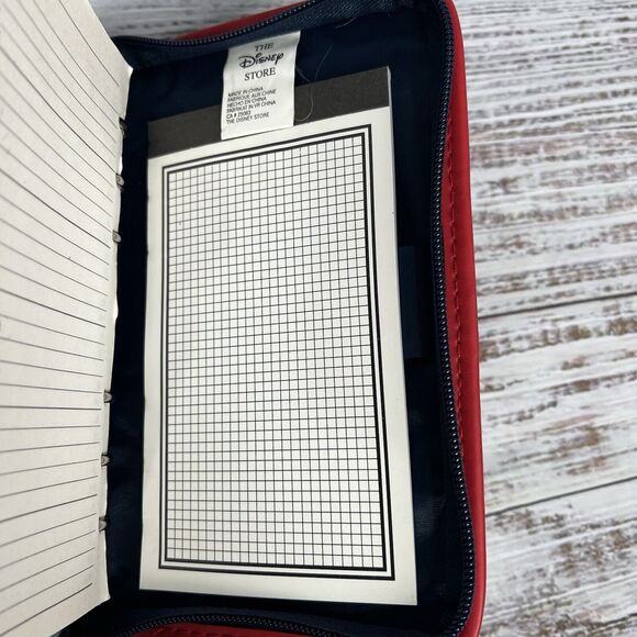 Vintage Mickey Mouse Zip Around Planner Disney Personal Size 90s Y2K - Picture 6 of 16